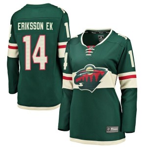 Women's Joel Eriksson Ek NHL Hockey Jersey - Minnesota...