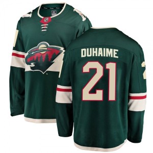 Men's Brandon Duhaime Pro Hockey Jersey - Minnesota Wild...