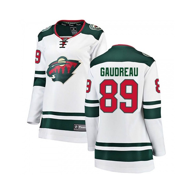 Women's Frederick Gaudreau Away NHL Gear - Minnesota Wild Fanatics Breakaway (White)