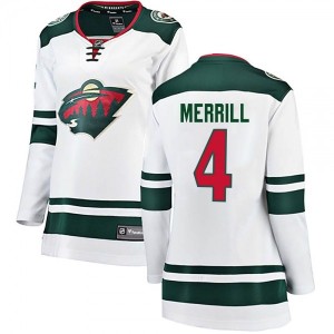 Women's Jon Merrill Away Ice Hockey Apparel - Minnesota...