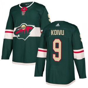 Men's Mikko Koivu Adidas NHL Jersey - Minnesota Wild...