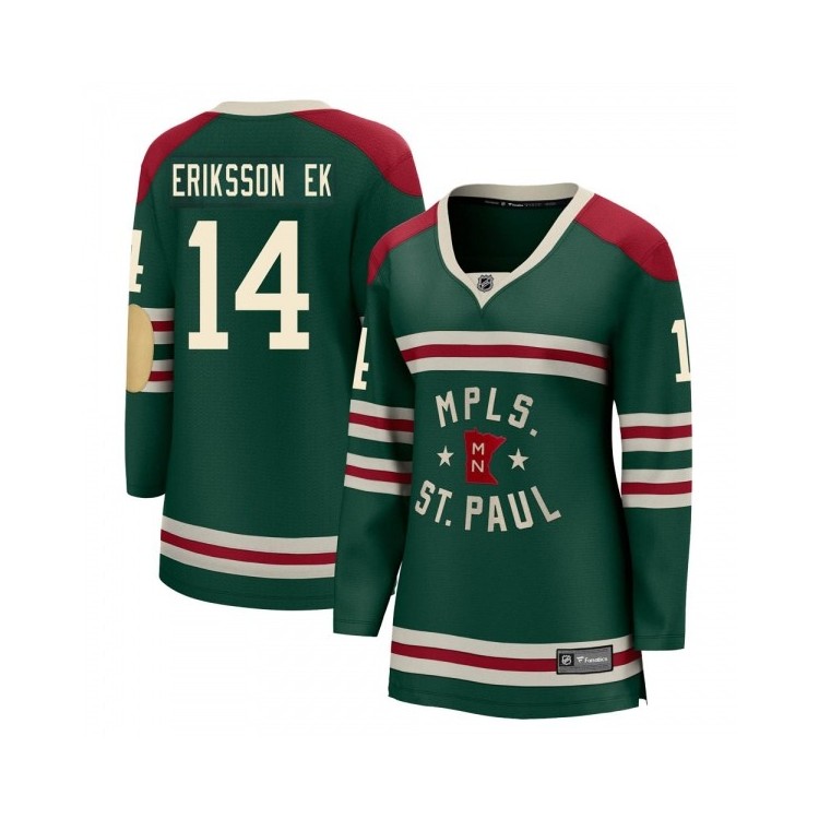 Women's Joel Eriksson Ek Winter Classic Pro Gear - Fanatics Breakaway 2022 (Green)