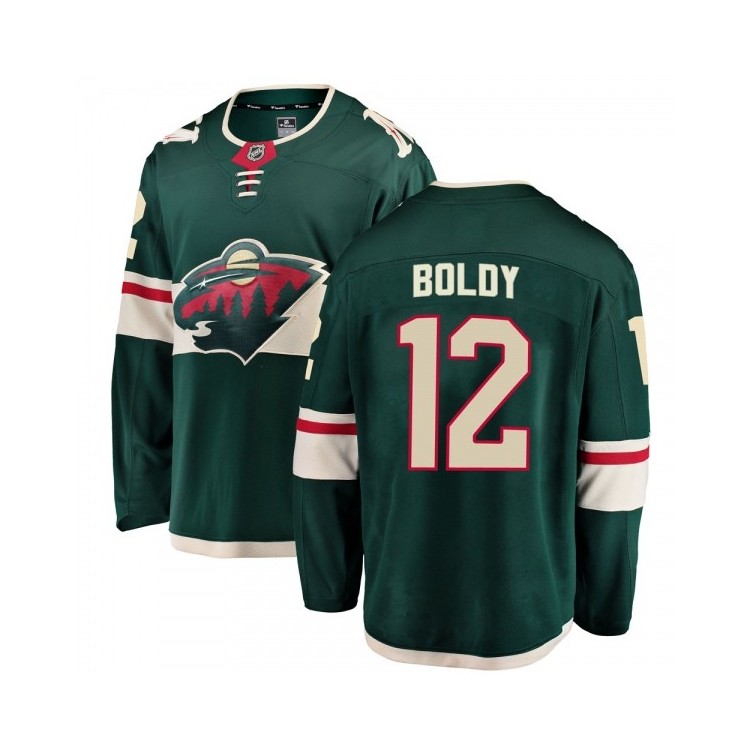 Matt Boldy Minnesota Wild Fanatics Breakaway Home Jersey - Men's Green