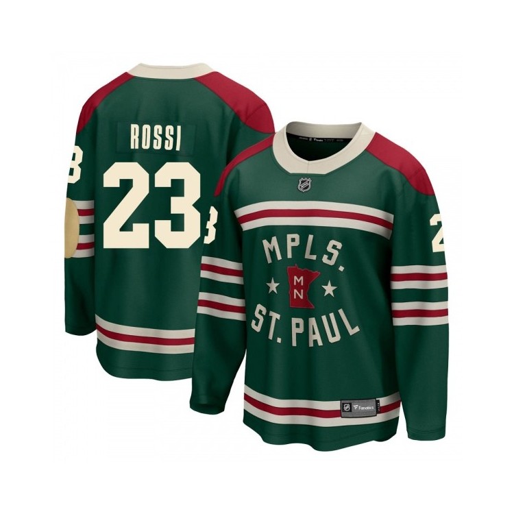Men's Marco Rossi Winter Classic Hockey Apparel - Fanatics Breakaway 2022 (Green)