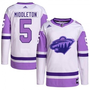 Men's Jake Middleton HFC Authentic Jersey - Adidas...