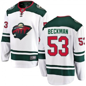 Men's Adam Beckman Away Ice Hockey Jersey - Minnesota...