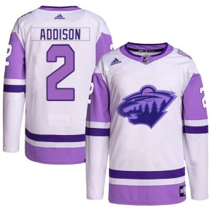 Men's Calen Addison Hockey Fights Cancer Jersey - Adidas...