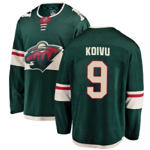 Youth Mikko Koivu Minnesota Wild Fanatics Breakaway Green...