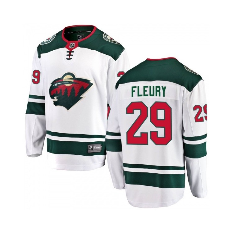Marc-Andre Fleury Minnesota Wild Fanatics Breakaway Away Jersey - Men's White