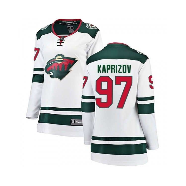 Kirill Kaprizov Minnesota Wild Fanatics Breakaway Away Jersey - Women's White