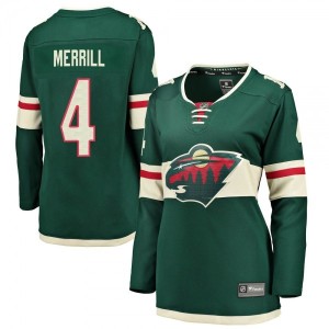 Women's Jon Merrill Fanatics Breakaway Hockey Jersey -...