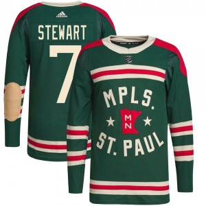 New Youth Chris Stewart Minnesota Wild Adidas 2022 Winter...
