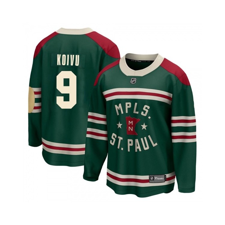 Women's Chris Stewart Minnesota Wild Fanatics Branded 2022 Winter Classic Jersey - Breakaway Green, Women's NHL Gear