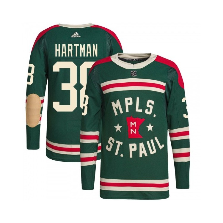 Youth Custom Minnesota Wild Fanatics Branded Custom 2022 Winter Classic Jersey - Breakaway Green, Customizable NHL Apparel