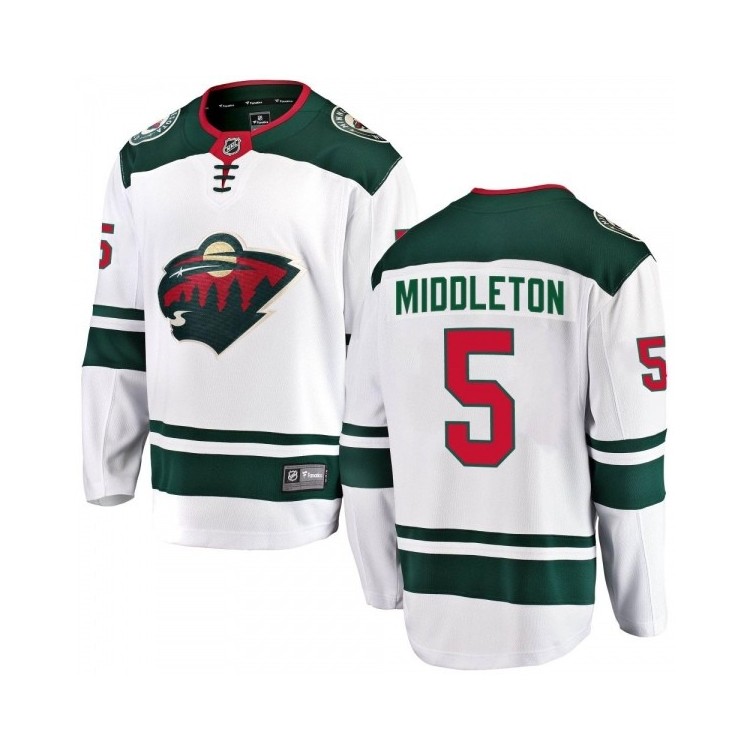 Youth Jared Spurgeon Minnesota Wild Fanatics Branded 2022 Winter Classic Jersey - Breakaway Green, Youth Hockey Apparel