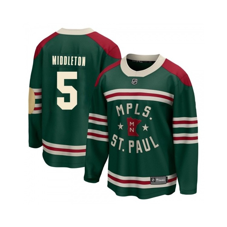 Youth Jon Merrill Minnesota Wild Adidas 2022 Winter Classic Player Jersey - Authentic Green, Kids Authentic Hockey Jersey