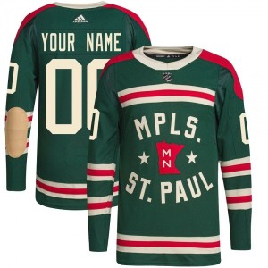 Custom Minnesota Wild Adidas 2022 Winter Classic Jersey -...