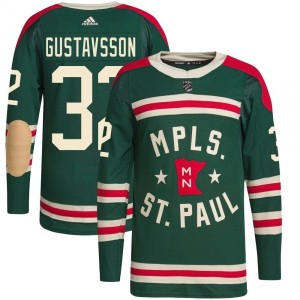 Men's Filip Gustavsson Minnesota Wild Adidas 2022 Winter...