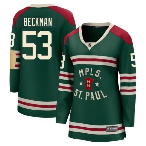 Women's Adam Beckman Minnesota Wild Fanatics Branded 2022...