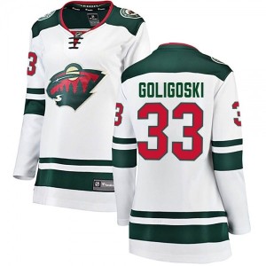 Breakaway White Women's Alex Goligoski Fanatics Away...