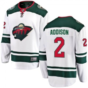 Men's Breakaway White Calen Addison Fanatics Away Jersey...