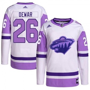 Youth Hockey Fights Cancer Connor Dewar Adidas Jersey -...