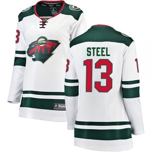 Breakaway White Women's Sam Steel Fanatics Away Jersey -...