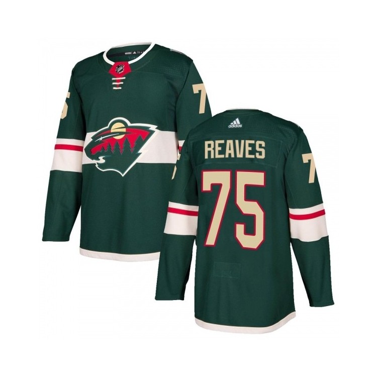 Youth Ryan Reaves MN Jersey Adidas Home Jersey - Authentic Green
