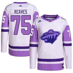 Men's Ryan Reaves Minnesota Wild Adidas Hockey Fights...