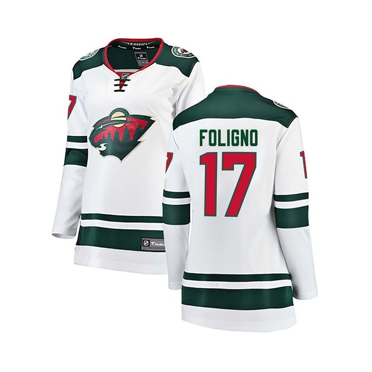 Marcus Foligno Minnesota Wild Fanatics Breakaway Away Jersey - Women's White