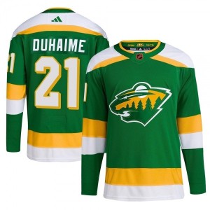 Youth Brandon Duhaime Minnesota Wild Adidas Reverse Retro...