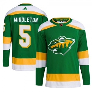 Discount Men's Jake Middleton Minnesota Wild Adidas...