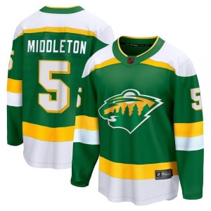 Men's Jake Middleton Minnesota Wild Fanatics Branded...