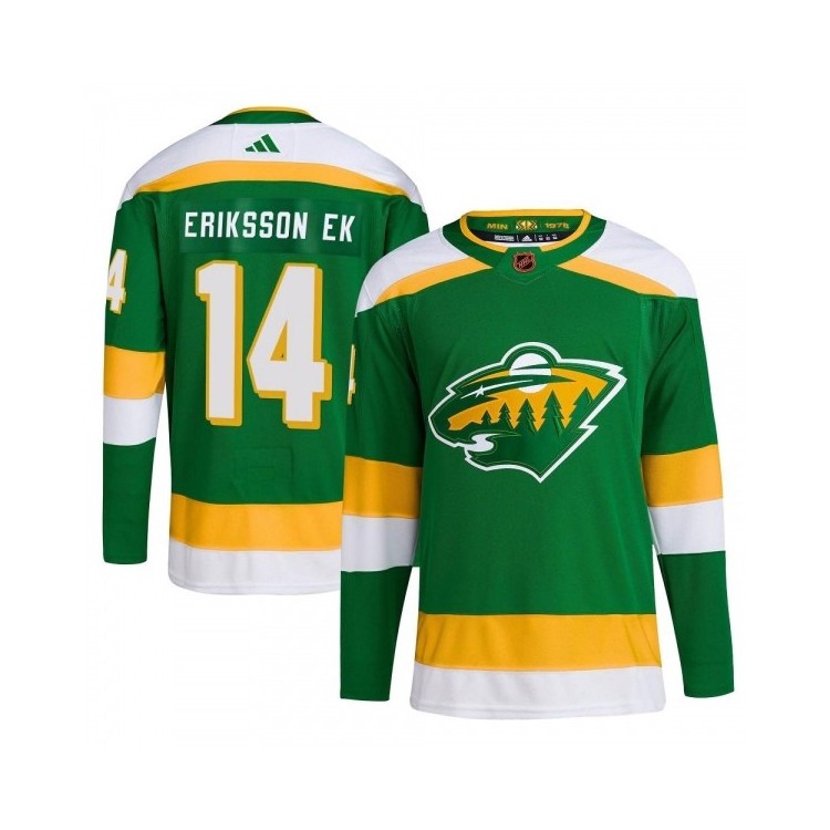 Discount Youth Joel Eriksson Ek Minnesota Wild Adidas Reverse Retro 2.0 Retro Jersey - Authentic Green