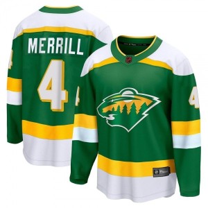 Hot Sale Men's Jon Merrill Minnesota Wild Fanatics...