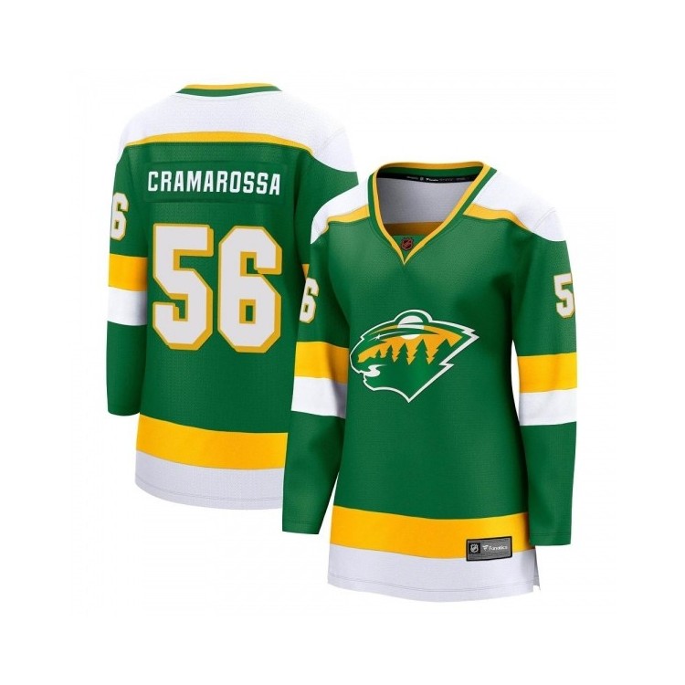 Women's Joseph Cramarossa Minnesota Wild Fanatics Branded Special Edition 2.0 Jersey - Breakaway Green