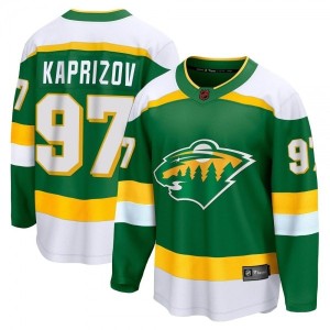 Men's Kirill Kaprizov Minnesota Wild Fanatics Branded...