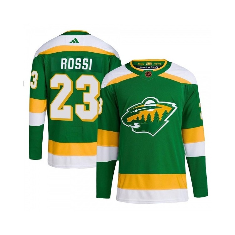 Men's Marco Rossi Minnesota Wild Adidas Reverse Retro 2.0 Retro Jersey - Authentic Green