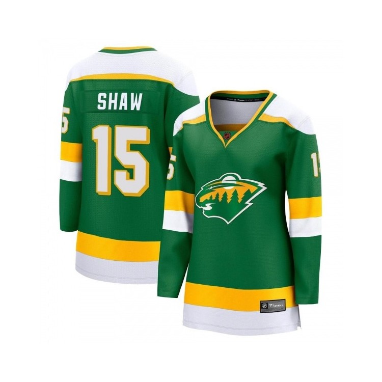 Women's Mason Shaw Minnesota Wild Fanatics Branded Special Edition 2.0 Jersey - Breakaway Green