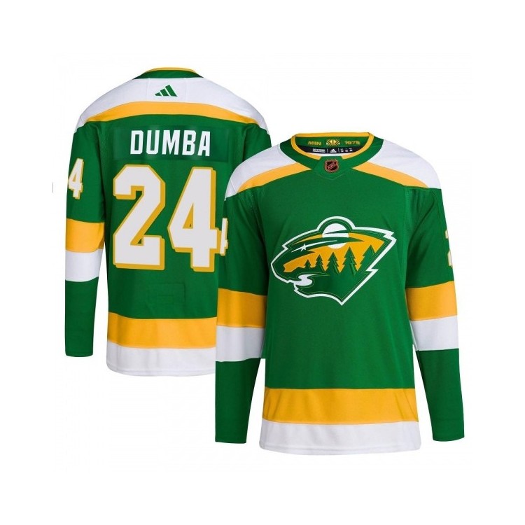Discount Youth Matt Dumba Minnesota Wild Adidas Reverse Retro 2.0 Retro Jersey - Authentic Green