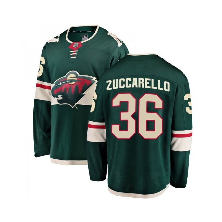 Men's Mats Zuccarello Pro Hockey Jersey - Minnesota Wild Fanatics Breakaway Buy Now (Green)