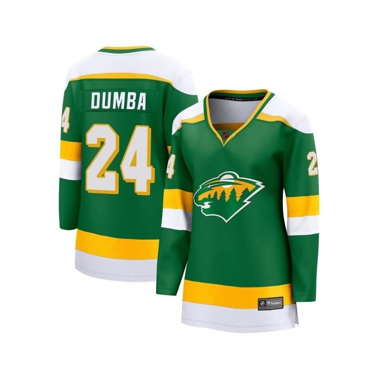 Women's Matt Dumba MN Jersey Fanatics Branded Special Edition 2.0 Jersey - Breakaway Green