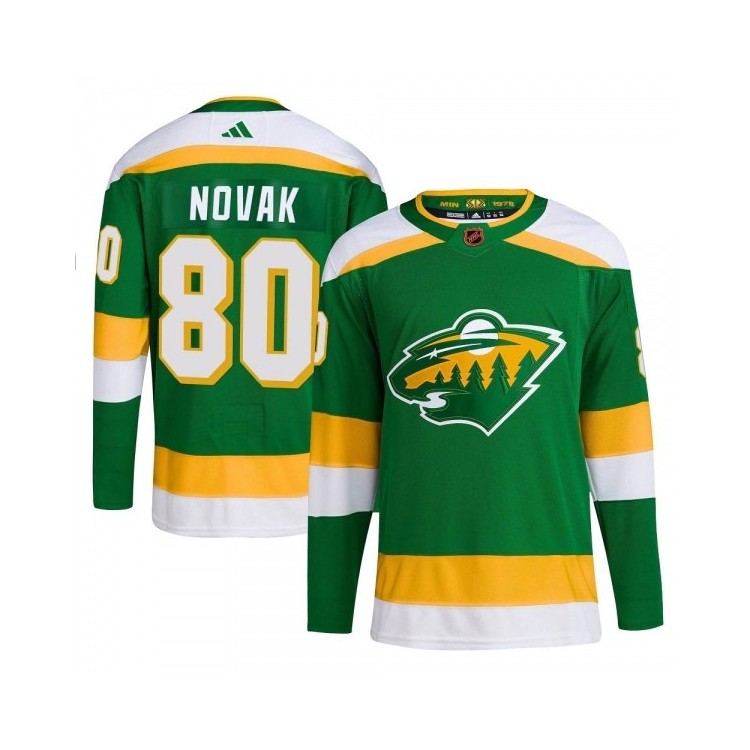 Men's Pavel Novak MN Jersey Adidas Reverse Retro 2.0 Jersey - Authentic Green