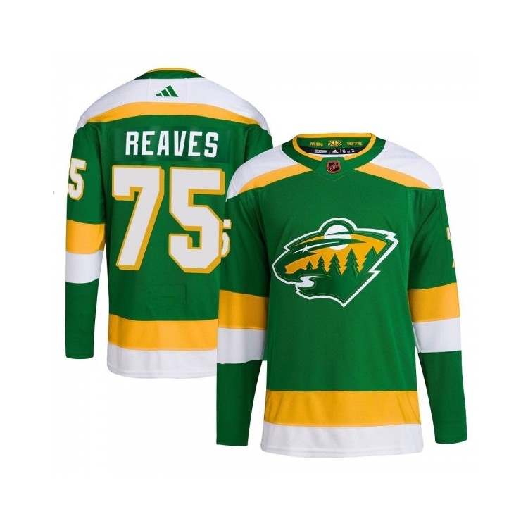 Discount Youth Ryan Reaves Minnesota Wild Adidas Reverse Retro 2.0 Retro Jersey - Authentic Green