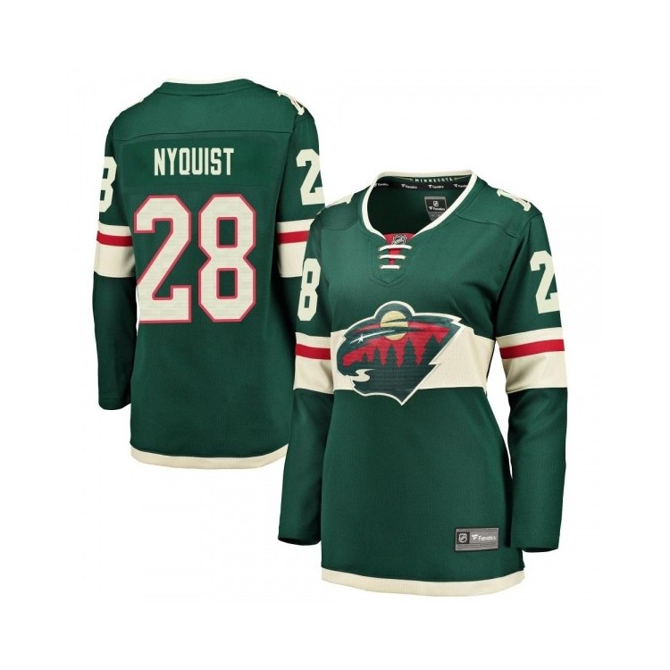 Women's Gustav Nyquist Minnesota Wild Fanatics Branded Home Jersey - Breakaway Green