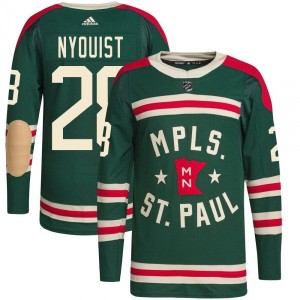 Men's Gustav Nyquist Minnesota Wild Adidas 2022 Winter...
