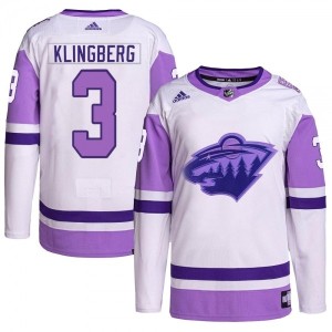 Youth John Klingberg Minnesota Wild Adidas Hockey Fights...