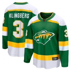 Youth John Klingberg Minnesota Wild Fanatics Branded...