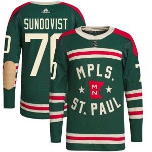 Youth Oskar Sundqvist Minnesota Wild Adidas 2022 Winter...
