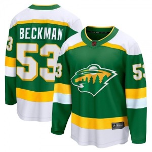 Men's Adam Beckman Minnesota Wild Fanatics Branded...
